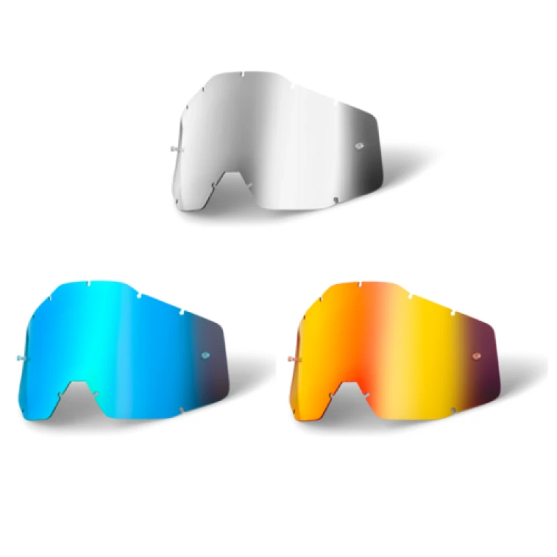 100% Lentes espelhadas
