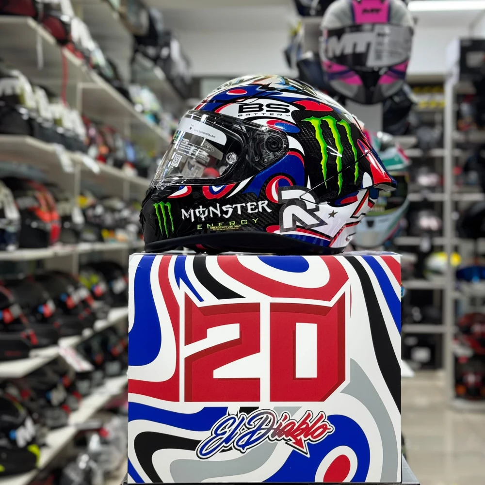 Capacete HJC RPHA 1 V2 Carbon Quartararo LE MANS 3