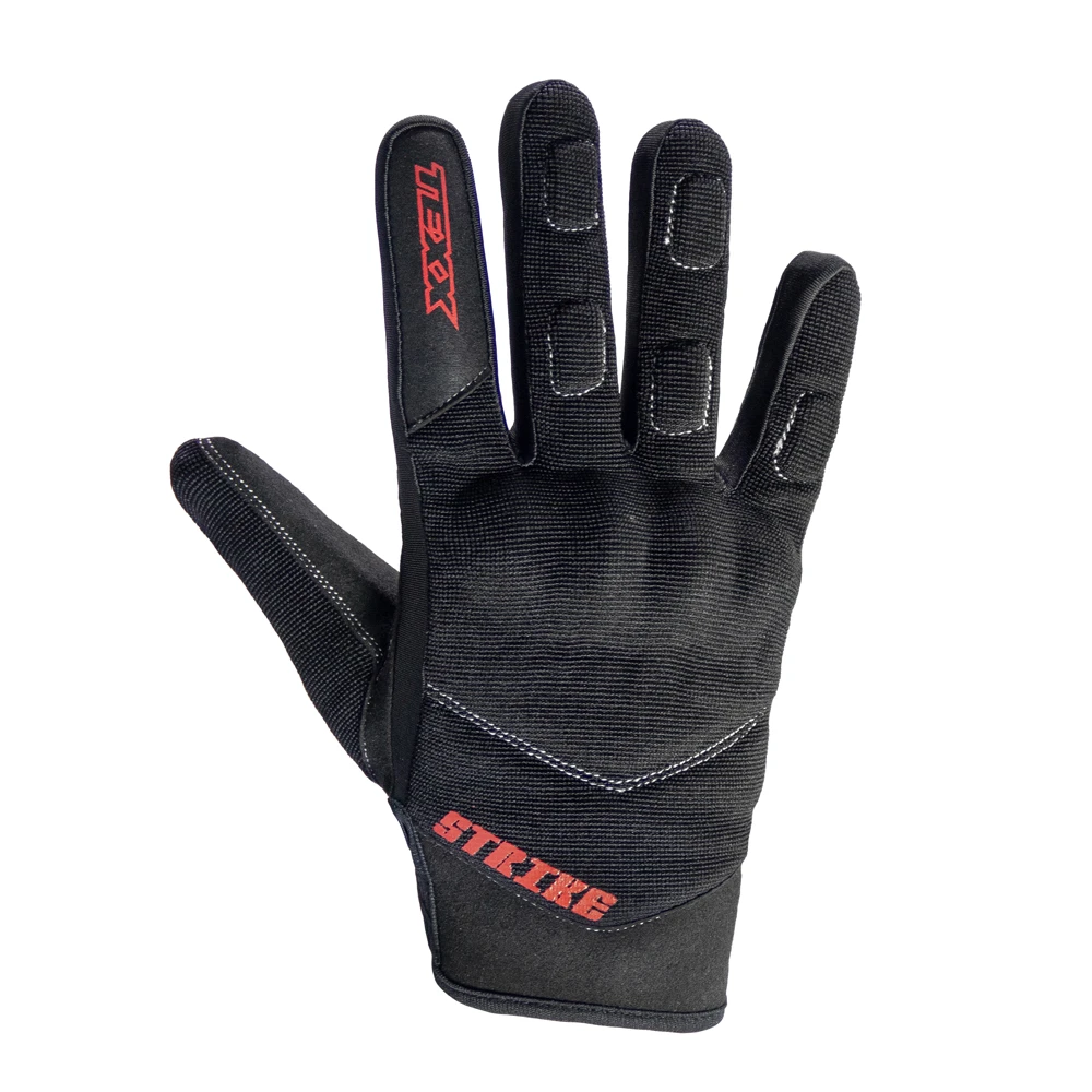 LUVA TEXX NEW STRIKE V2 PRETA E VERMELHA